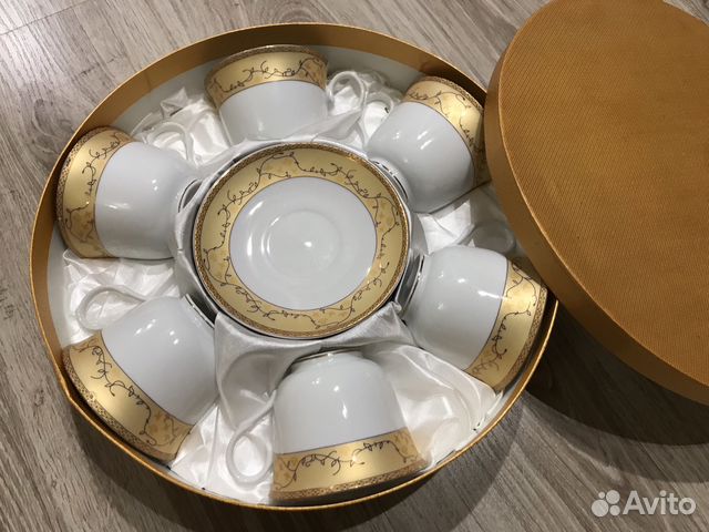 Новый кофейный сервиз чайная пара