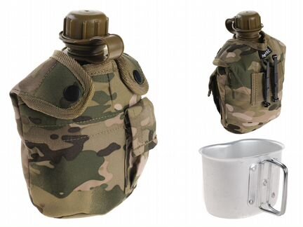 Фляга с котелком и чехлом образца нато