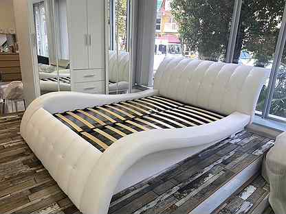 Кровать 180х200 белый Мадрид