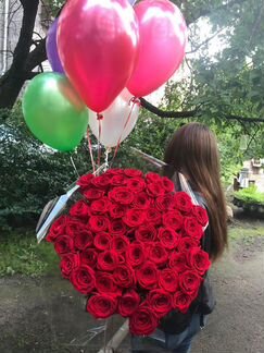 Розы 51 штука