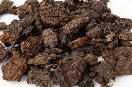 Старые чайные головы шу. Окаменелости шу. Лао Ча Т