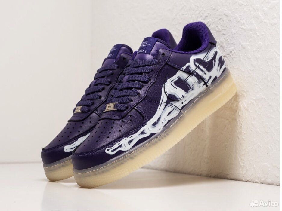 Nike Air Force 1 Low Skeleton Purple