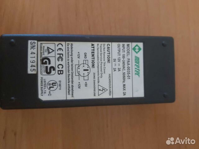 Блок питания Moretec PAA-0035-01