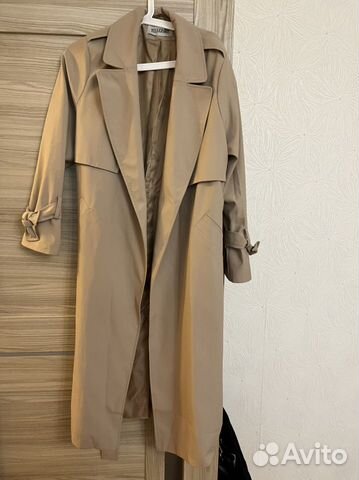 Тренчкот размер m бежевый