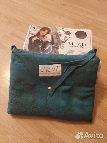 Слинг шарф ellevill paisley smaragd