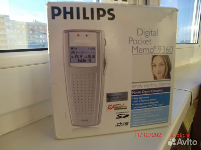 Цифровой диктофон Philips Pocket Memo 9360