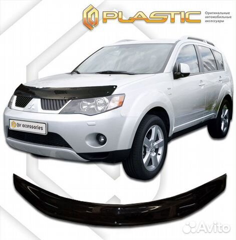Дефлектор капота Mitsubishi Outlander 2005-2022