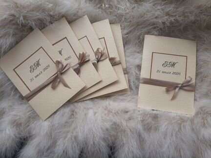 Приглашения на свадьбу. пастель. Свадебные аксессу