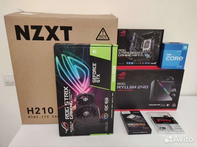 Компьютер Asus ROG B660-I i5-12500 DDR5 1660Super