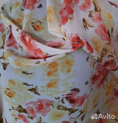 Отрез ткани креп-шифон