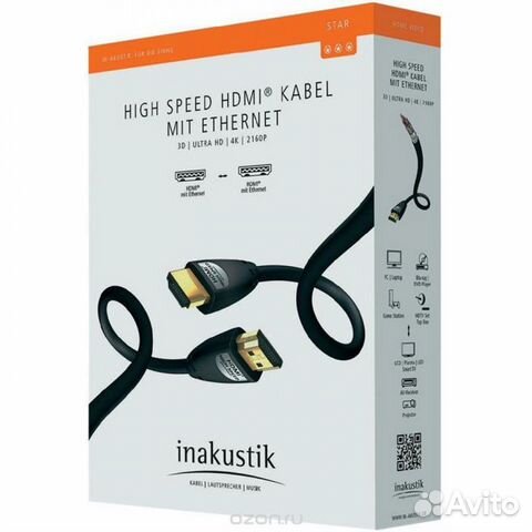 Hdmi кабель In-Akustik Star hdmi 1.5m #00324515