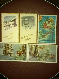 Старые открытки СССР и Франция