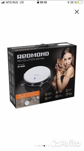 Робот пылесос redmond rv r450