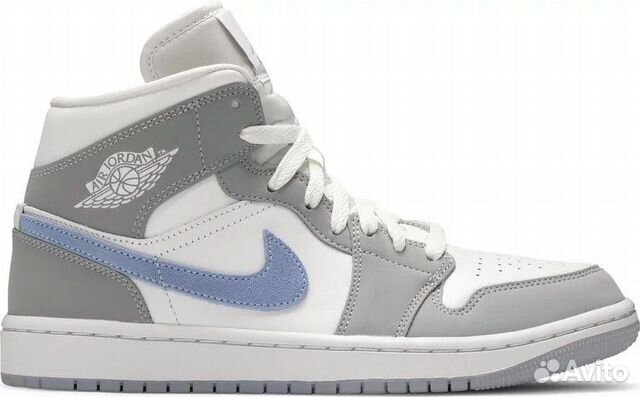 Jordan 1 Mid Wolf Grey Aluminum (W)