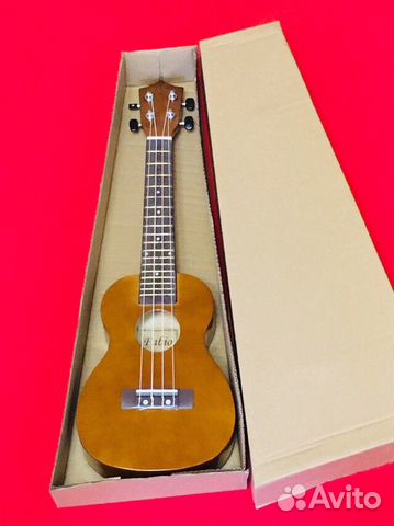 Укулеле сопрано 4струны новая коричневая гавайская