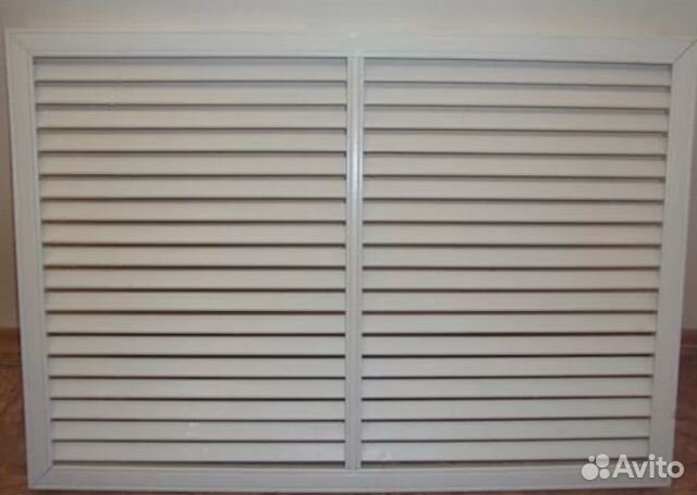 Решетка пвх на радиатор отопления 2 цвета