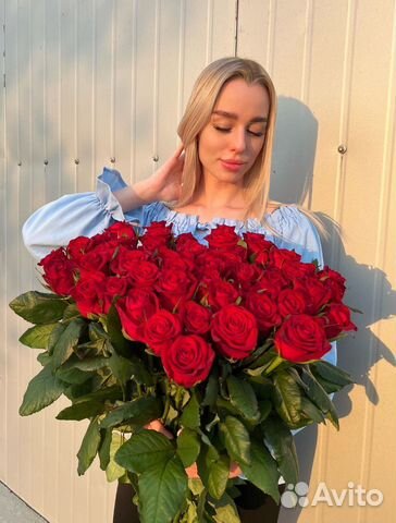 Розы с доставкой 51 шт