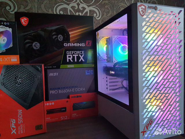 Новый Пк MSI Gaming RTX3060/B660 +Core i5 12400F