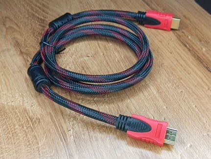 Кабель hdmi-hdmi, 1,5м, оплетка