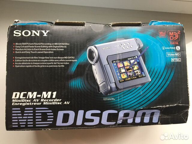 MD Discman минидисковая видеокамера Sony DCM-M1