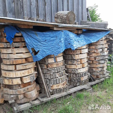 Срезы большие тополь