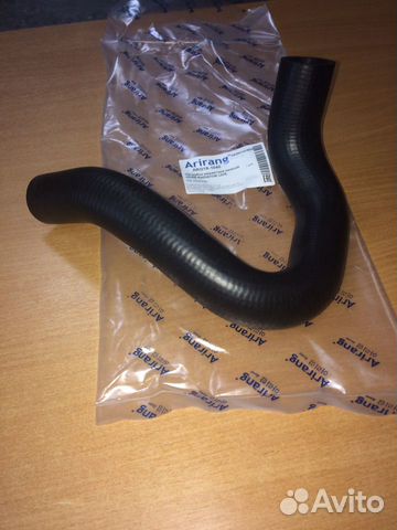 Патрубок радиатора нижний Киа Спектра