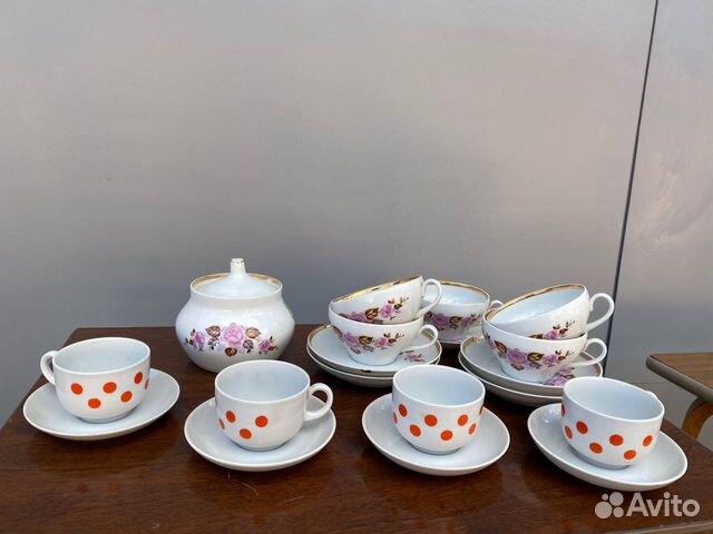 Чайный сервиз Дулево 2штуки