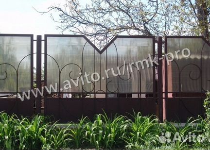 Забор из поликарбоната