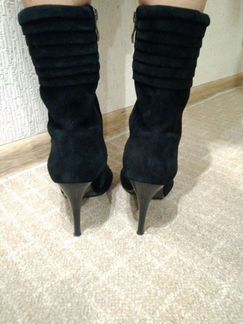 Сапоги замша,37 размер