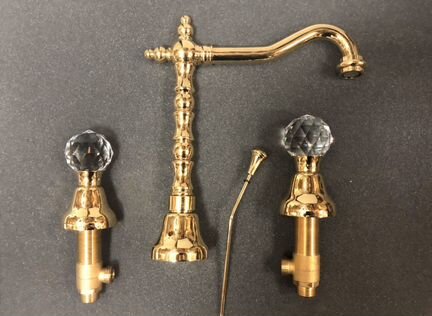 3906A/S смеситель для раковины odessa crystal