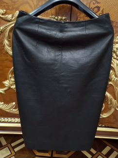 Юбка жен, натуральная кожа