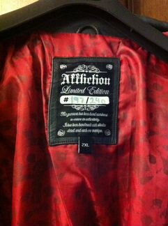 Кожаная куртка affliction новая