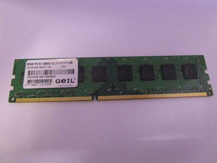 Оперативная память 8Gb Geil 1600Mhz GN38GB1600C11S