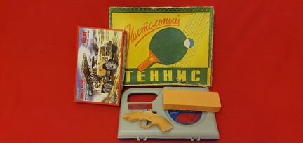Настольный теннис, ракетка СССР, домино, набор вм