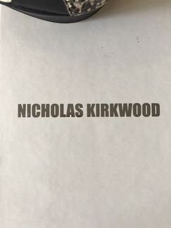 Ботильоны летние Nicholas Kirkwood