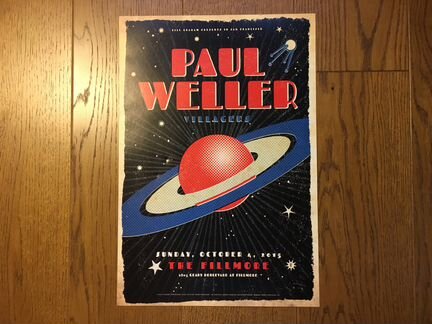 Paul Weller - концертный постер