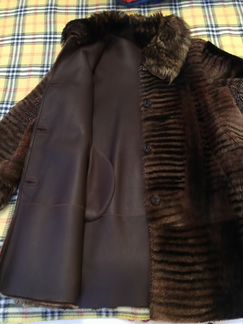 Полушубок двусторонний 50-52р