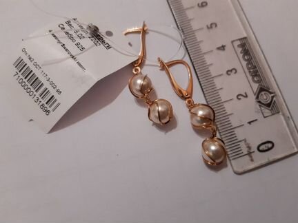 Серьги с жемчугом