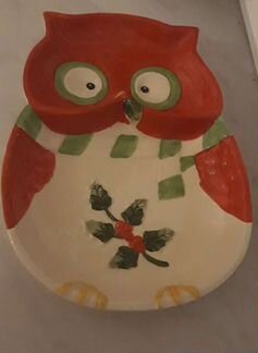 Новогодняя тарелка