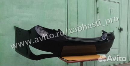 Задний бампер hyundai солярис черный Россия