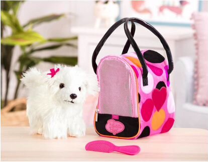 Pucci Pups Собачка с сумочкой Белая