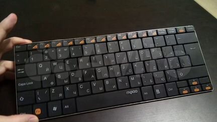 Беспроводная компактная клавиатура rapoo E9050