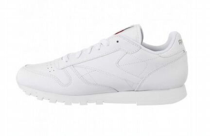Мужские кроссовки reebok classic leather all white