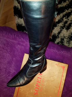 Сапоги осень Medea кожа новые