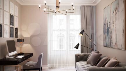 2-к квартира, 65 м², 41/51 эт.