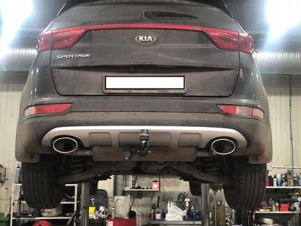 Раздвоенная выхлопная система для автомобилей KIA