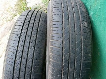 2 шины б/у Brigestone Dueler 215/70R17