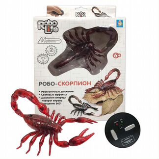 Интерактивная игрушка 1Toy Робо-скорпион на ик управлении, красный (Т10893)