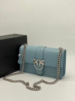 Новая женская сумка кросс боди Pinko голубая