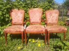 Мягкие итальянские стулья из массива дуба объявление продам